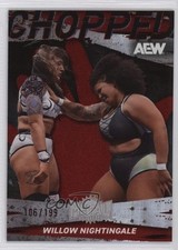 2025 Skybox Metal Universe AEW All Elite Wrestling Red Willow Nightingale 1i7h