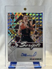 Dylan Windler 2021-22 Mosaic Scripts Mosaic Prizm Auto Cleveland Cavaliers