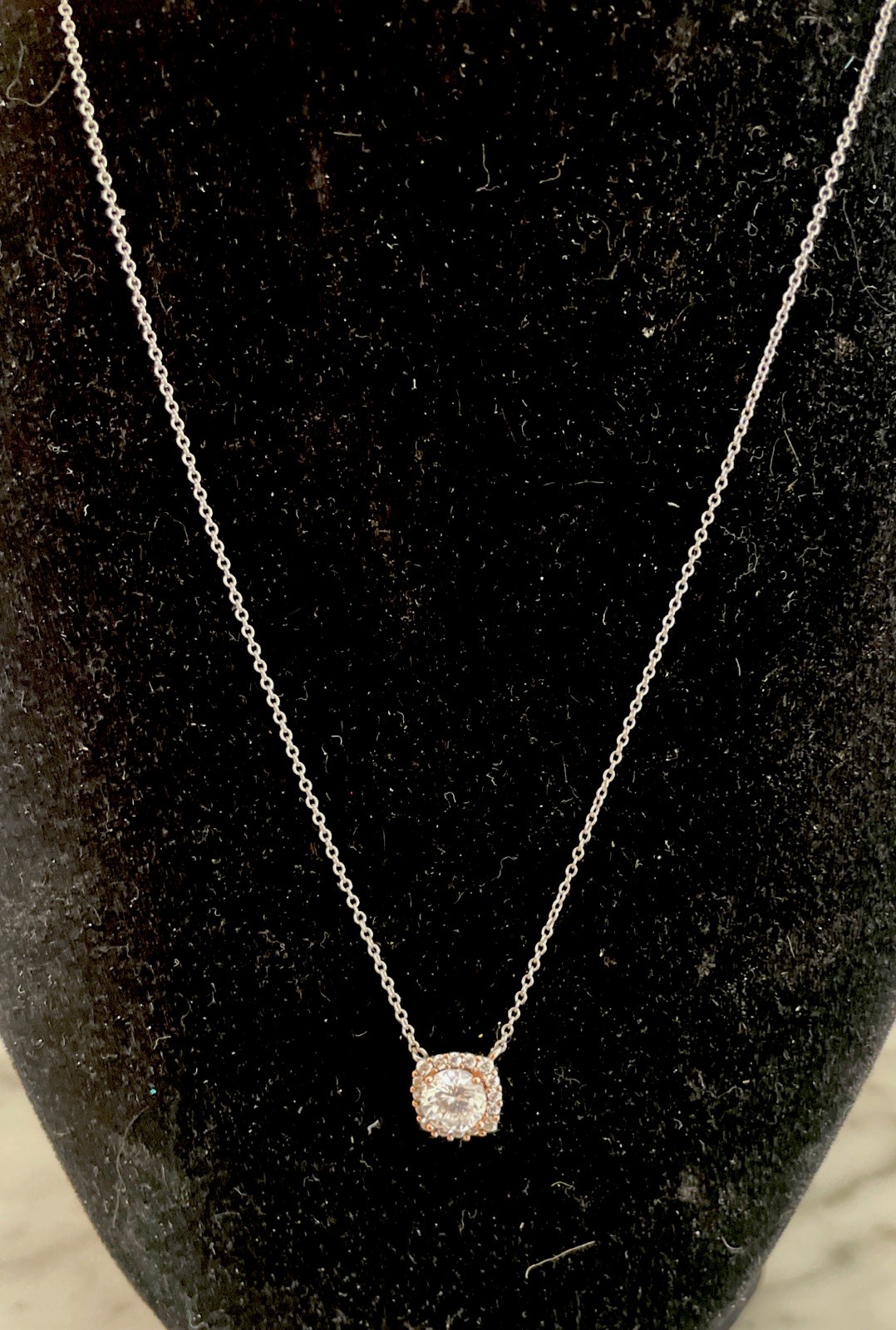 Solid 925 Sterling Silver Round Brilliant Halo CZ… - image 1