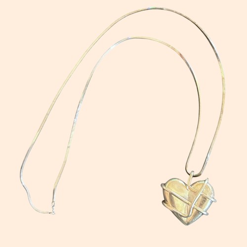 Zina of Beverly Hills 925 Vintage Heart Necklace