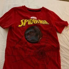 Marvel Red Spider-Man Kids Costume Tee Boy SS Tee Size 5/6
