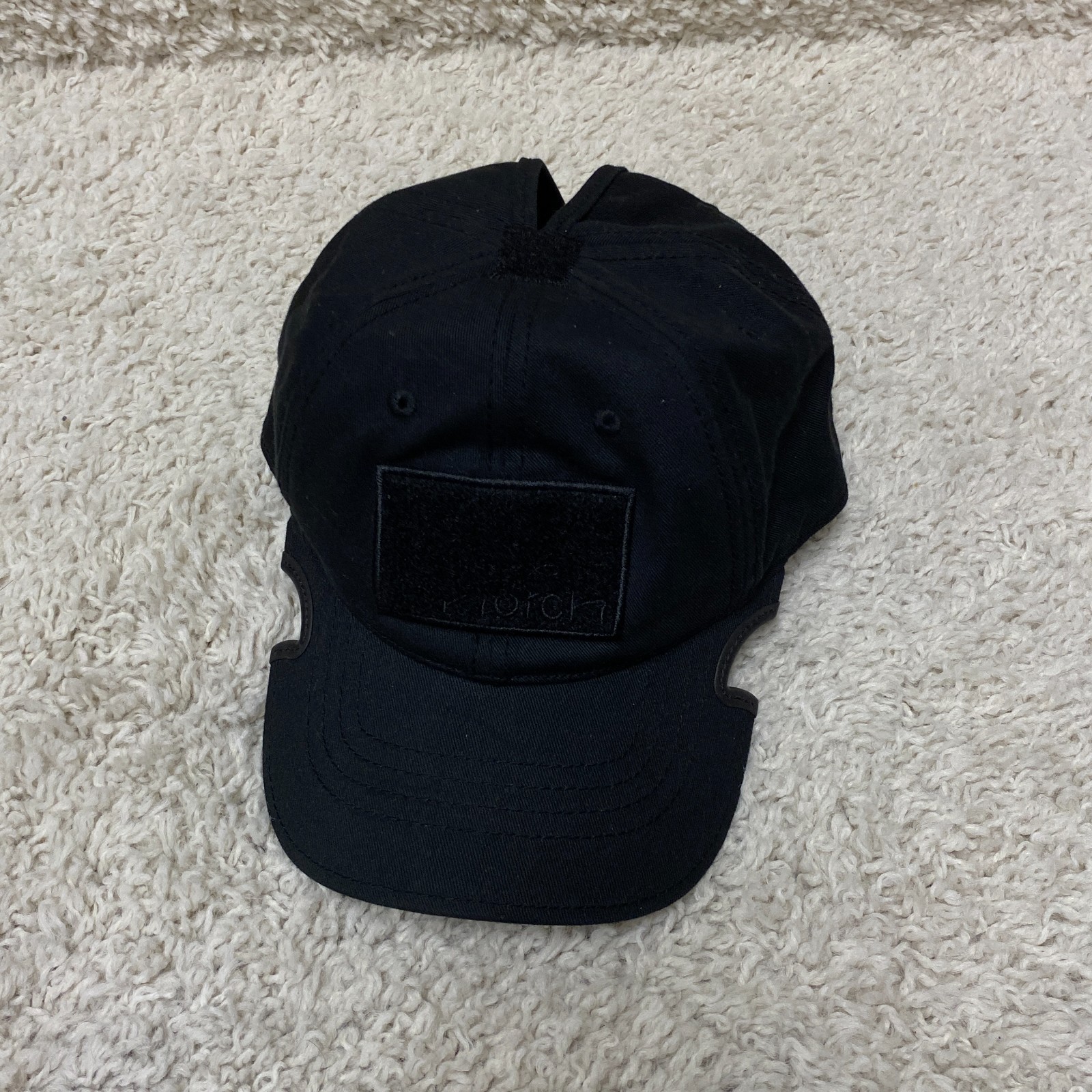 Notch Operator Hat Cap Strapback Black Casual Pat… - image 4