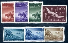 TRIESTE B 1949 5-11 ** MINT IMMACULATE SET AIRMAIL (F6192