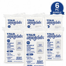 Pack of 6 T.TAIO Esponjabon Mother of Pearl 2-in-1 Soap Sponge Bar 4.2 oz 120g