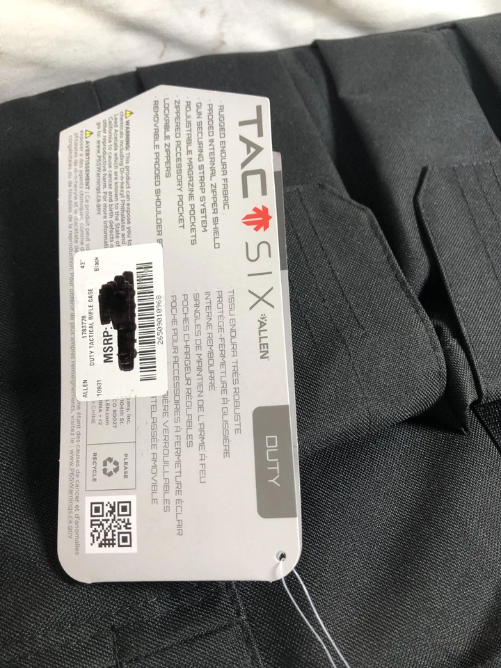 Allen Tac Six Duty 42" Tactical Rifle Case Black - Image 3 of 4