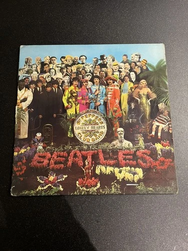 The Beatles Sgt Pepper UK 1967 1st Press STEREO -1/-1 PCS 7027 with insert