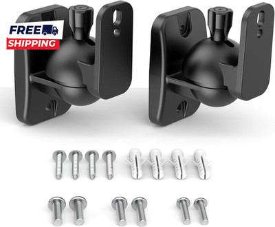 Speaker Wall Mount Brackets  Surround & Bookshelf Speaker Wall Mounts Kit