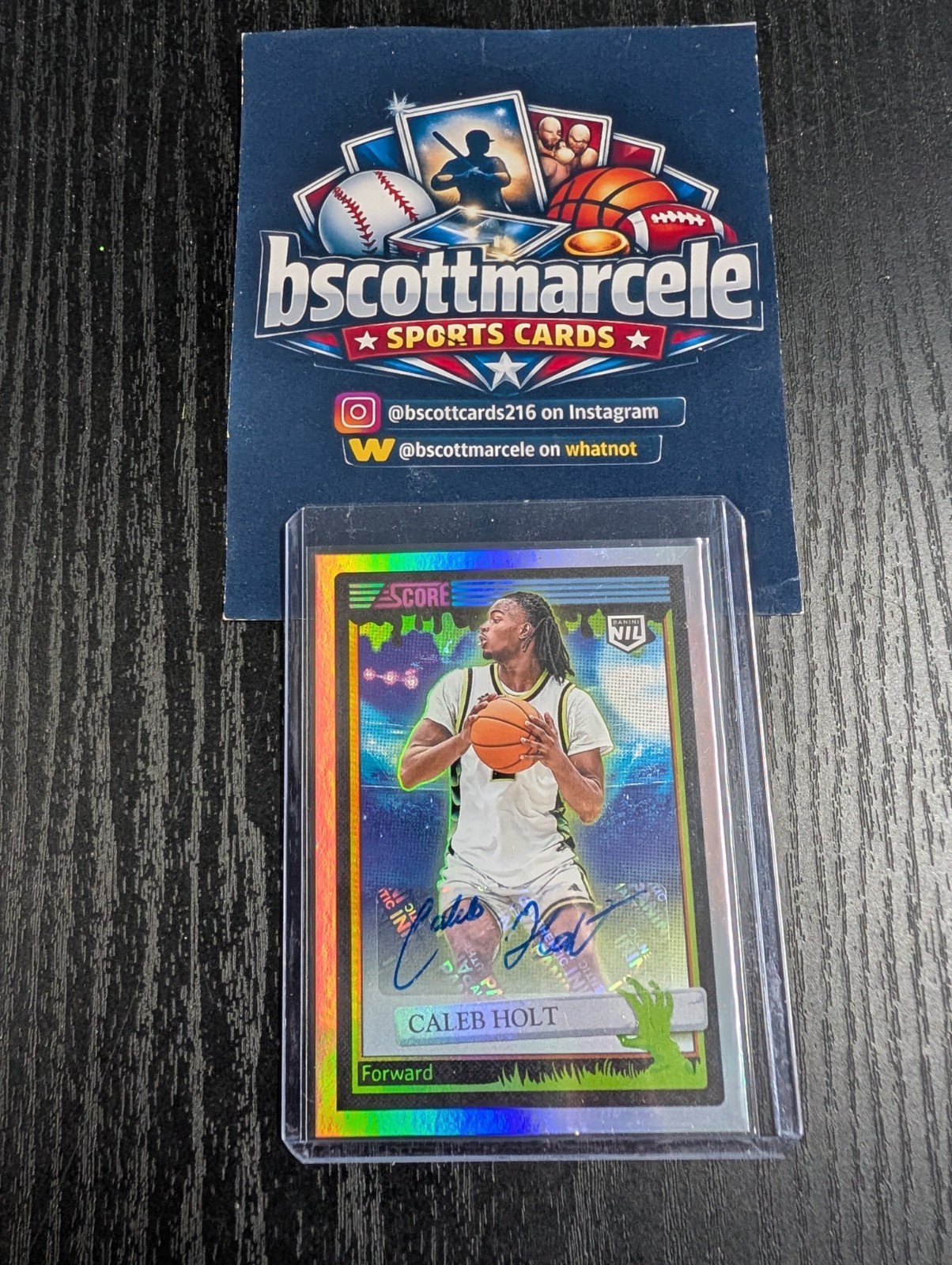 2026 Score A Treat Caleb Holt NIL Auto! Arizona