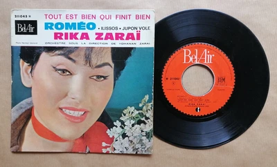 RIKA ZARAI : Roméo 7" EP Tout est bien qui finit bien BEL-AIR 211045 France 1961 - Photo 1/2