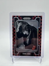 2025 Panini Prizm The Rolling Stones Black & Red Checker /179 Ronnie Wood #18