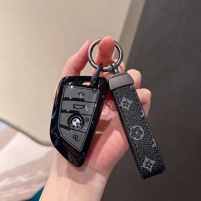 For BMW 2 3 4 5 6 7 M3 M5 530 X3 X5 X6 Protective Shell Car Key Fob Case Cover - Image 1 of 4