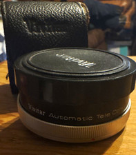 Vivitar Automatic Tele Converter 2x-4x FL-FD Teleconverter Canon FD w/ Case