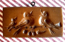 Springerle Speculaas Gingerbread Butter Cookie Stamp Press Mold THE ROBIN FAMILY