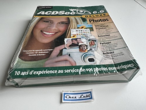 AB Soft - ACDSee 6.0 Deluxe - PC Big Box 2003 - FR - Neuf Sous Blister - Photo 2/6