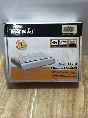 Shenzhen Tenda 5-Port Fast Ethernet Switch - Model  S105 MIB