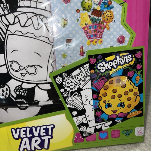 2013 Shopkins Velvet Art Posters/Markers/Stickers Sheets 6yrs+ Sealed/ New - Picture 4 of 11