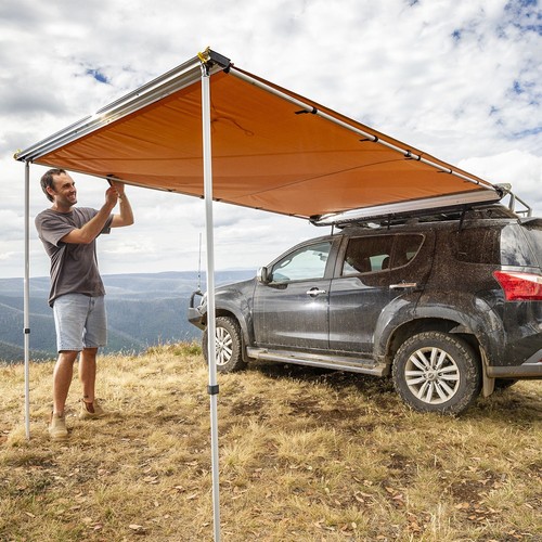Adventure Kings 2.5x2.5m 4WD SUV Car Side Awning UPF50+ Waterproof Camping Shade - Picture 6 of 12