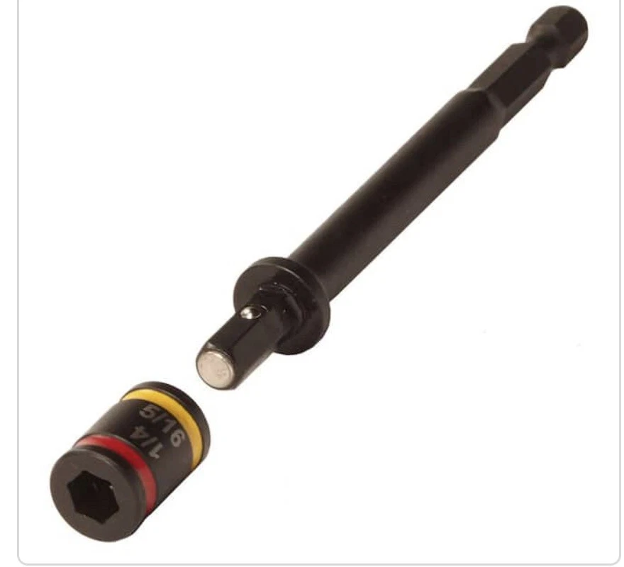 Malco C-RHEX 4" Dual Sided (1/4" & 5/16") Reversible Magnetic Hex Driver, MSHMLC - Image 3 of 4