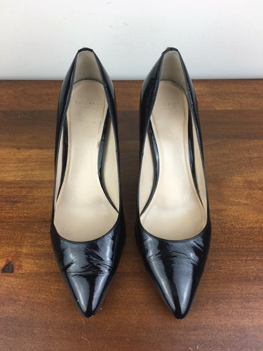 COLE HAAN Black Patent Leather "Grand OS" Heel Shoes Women’s Size 8B - Picture 10 of 12