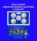 2025 S American Women Clad Quarter Proof Set No Box/Coa