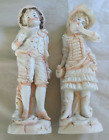 Antique 1900-20 Bisque Matching Pair Made In Germany Approx 14.5" Tall
