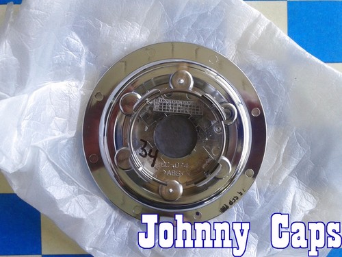 ENKEI Wheels [34] CHROME/YELLOW Center Caps # CC-074 Custom Wheel Center Cap (1) - Picture 6 of 7