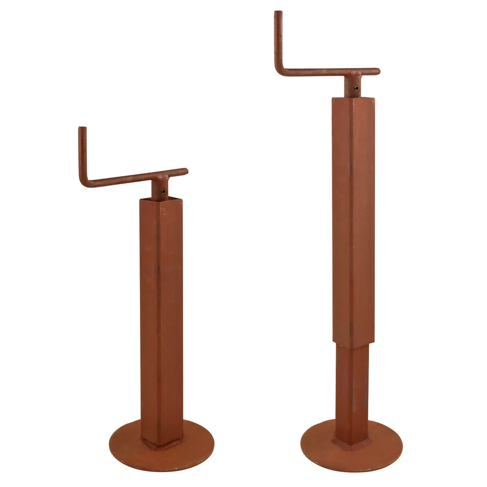 Stütze Stützfuß Schlepper Anhänger 50mm Vierkant Last 500kg Hub 175mm mechanisch - Bild 2 von 4