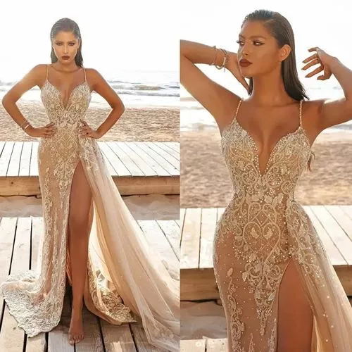 Ball Gown Dress Women Lace Formal Bridesmaid Prom Sexy Ladies Long Evening  Party | eBay