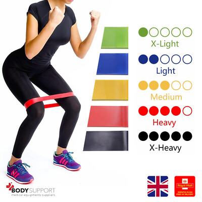 Exercise Resistance Gum Bands Hot Pilates Elastic Yoga Rubber