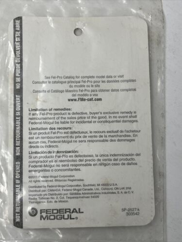 35710 Fel-Pro Thermostat Gasket Fits GM 12551507 Fel-Pro 35710 - Bild 2 von 2