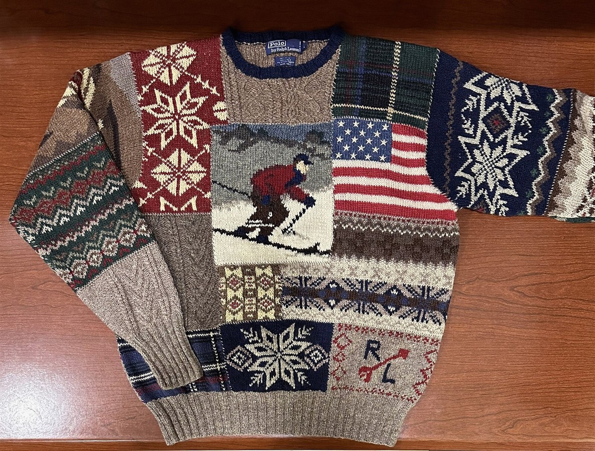 NWOT Polo Ralph Lauren 96 Anniversary Skier Hand Knit NWOT Polo Ralph Lauren 96 Anniversary Skier Hand Knit