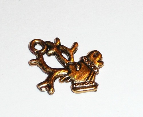 Maravilloso Dije de Reno para Pulsera - Dije de Reno de Metal 5/8"x7/8" Navidad - Imagen 5 de 5