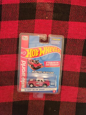 Hot Wheels Autoworld Candystriper 55 1955 Chevy Bel Air Gasser X-Traction Pink 