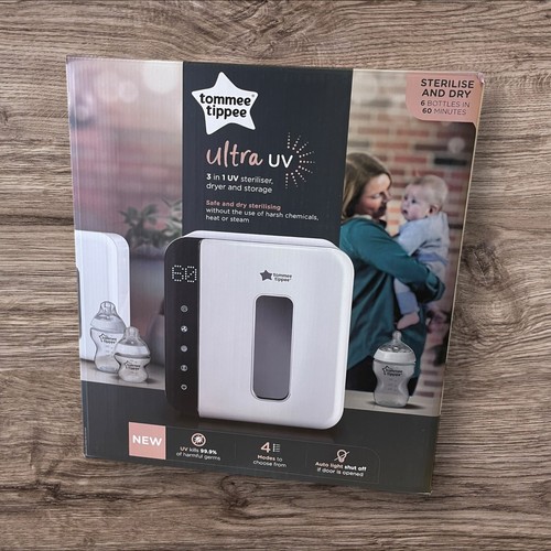 Tommee Tippee Ultra UV 3-in-1 Steriliser, Dryer & Storage for Teats,Breast Pumps
