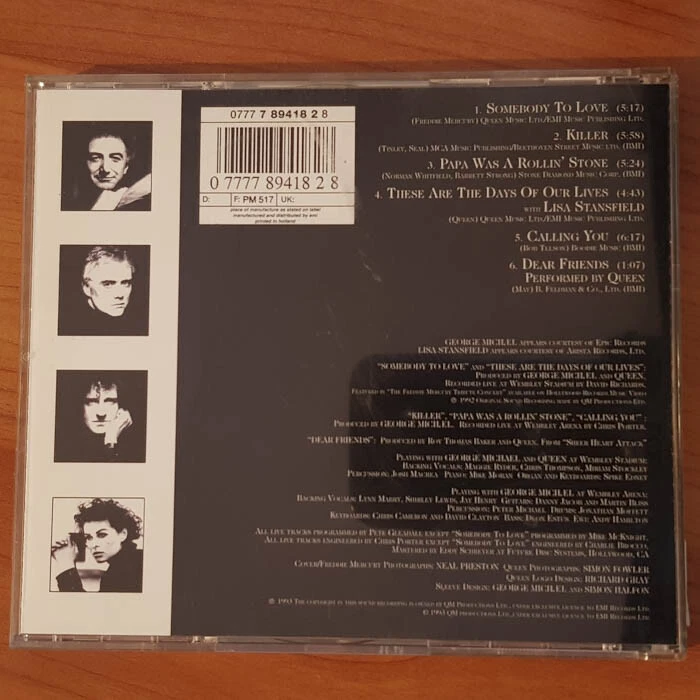 GEORGE MICHAEL / QUEEN / LISA STANSFIELD Five Live  VG+/VG+(CD) - Bild 4 von 4