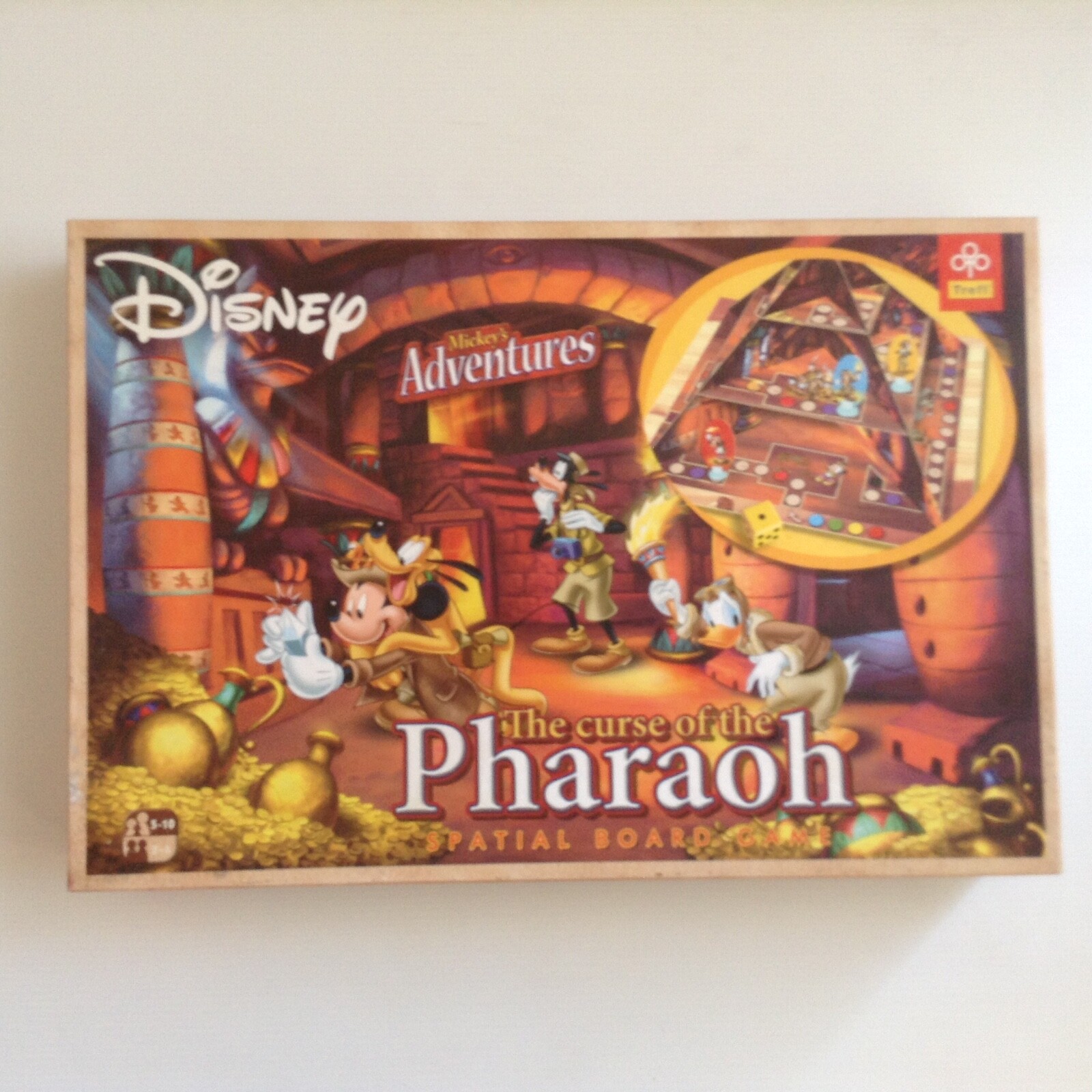 Trefl Spatial Board Game - Disney The Curse of the Pharaoh - Complete - Free P&P