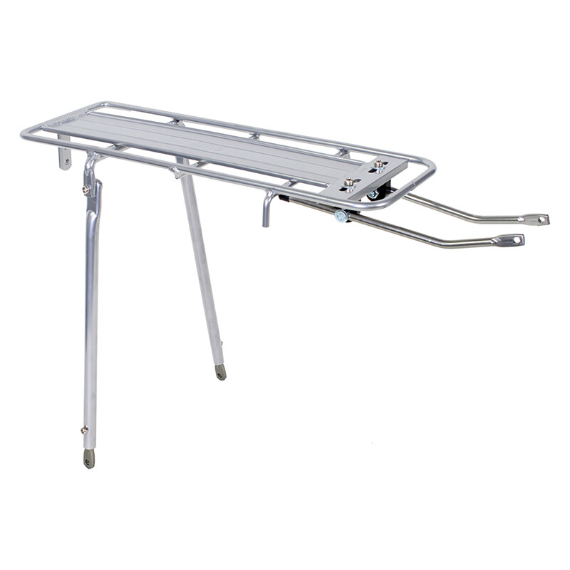 Gold Tec Rear Bicycle Adj Rack with Struts-26in./29in./700c-Silver