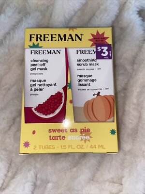 Freeman Face Mask Duo Set 2 Tubes Gift Set 1.5oz ea - Sweet as Pie 