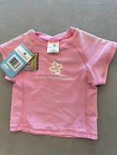 Snapperrock Rash Guard Kids Girl's 2 New UV 50 Pink Toddler Swimwear Top
