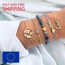 women-boho-love-sea-turtle-map-rope-beads-bangle-cuff-bracelet-jewelry