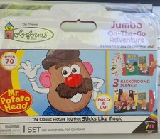 Set Of 4 Mr Potato Head Jumbo On The Go Adventure Set Fold Go 70 Colorforms