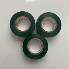 3M 35 Scotch Vinyl Electrical Color Coding Tape, 1/2 in x 20 ft, Green 3 Pack