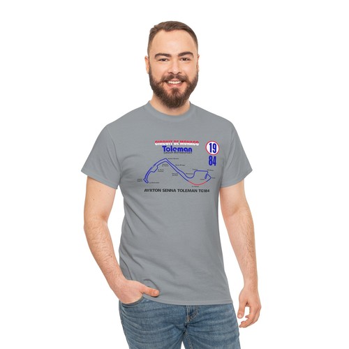Camiseta Ayrton Senna Toleman 1984 GP de Mónaco Fórmula Carreras Camiseta F1 Carrera Fans Regalo - Imagen 8 de 73