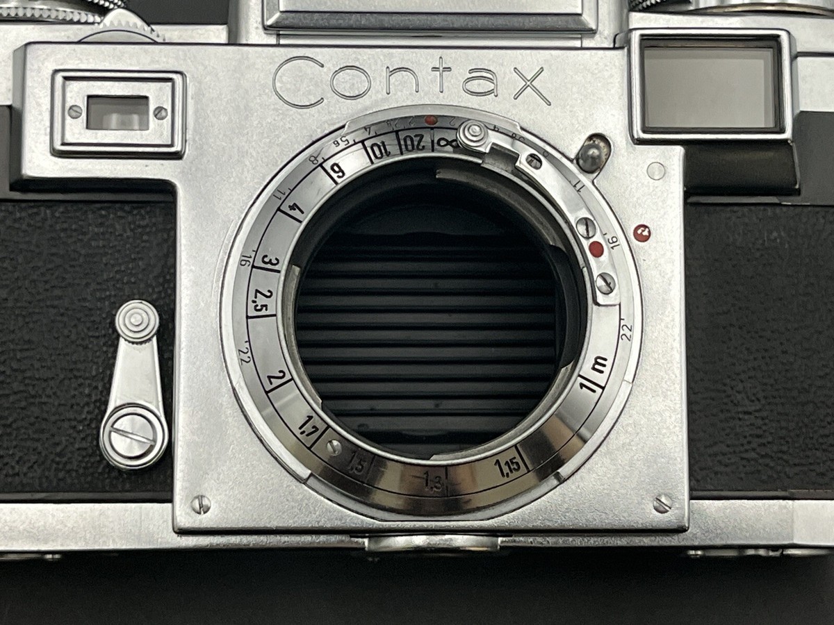 CLA`d] ZEISS IKON IIIA Contax Sonnar 50mm f1.5 [ White