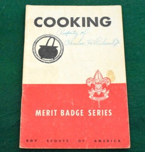 BOY SCOUT 1951 COOKING MERIT BADGE BOOK | eBay