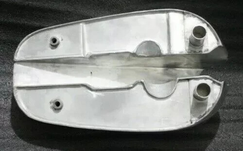 MATCHLESS G12 CSR COMPETITION CHROME STEEL GAS FUEL PETROL TANK NORTON AJS - Picture 3 of 3