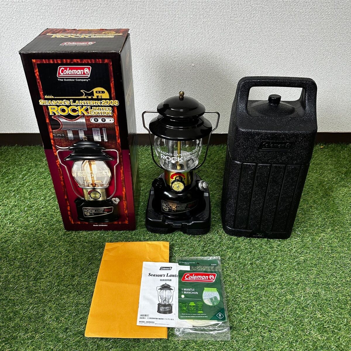 限定版 Coleman Seasons from Black Edition Limited Rock 2008 Lantern ホワイトガソリンランタン