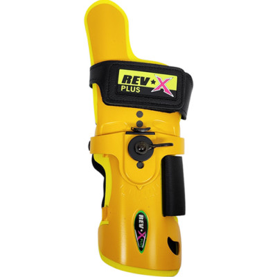 LORD FIELD REV-X Plus Bowling Wrist Support Protector, Right Cobra, Orange, L