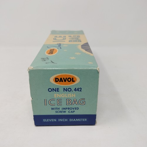 Davol Vintage 11 Zoll Qualität Eisbeutel 442 Davol Gummi Co USA aus altem Lagerbestand mit Box - Bild 6 von 12