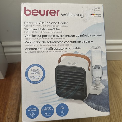 Beurer LV50 Fresh Breeze Personal Table Fan Water Cooling Air Humidification